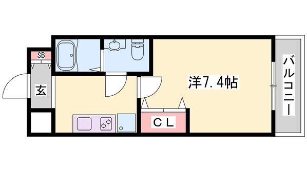 Capital.i姫路の物件間取画像